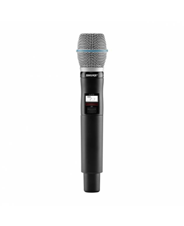 Shure QLXD2/B87A Digital Wireless Handheld Transmitter with BETA87A Capsule