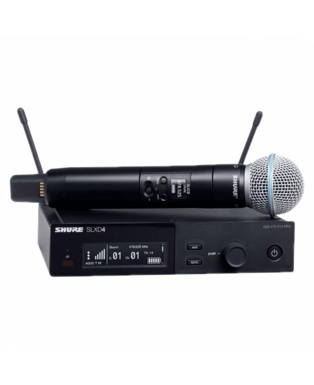 Shure SLXD24/B58 Digital Wireless Handheld Microphone System with BETA58A Capsule