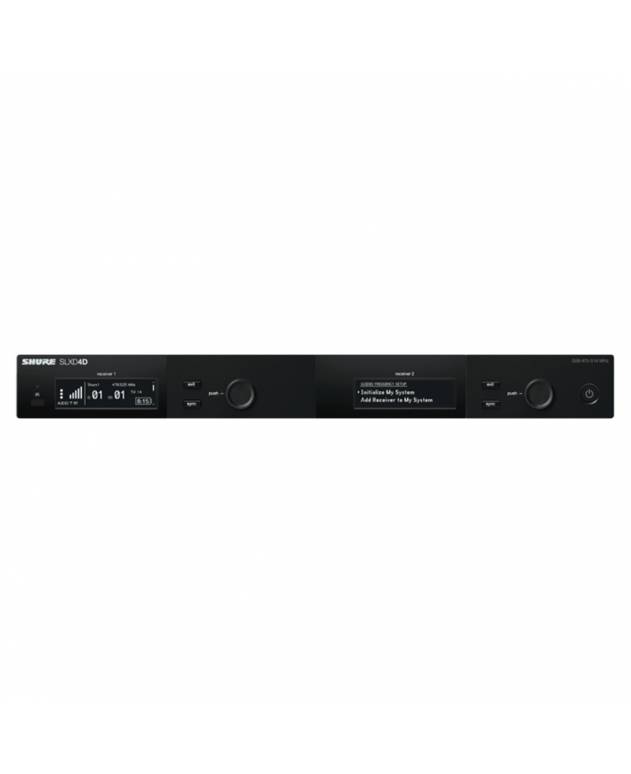 Shure SLXD4D Dual-Channel Digital Wireless Receiver