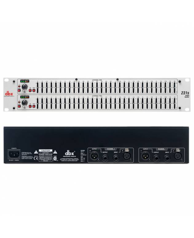 dbx 231s Dual 31 Band Graphic Equalizer